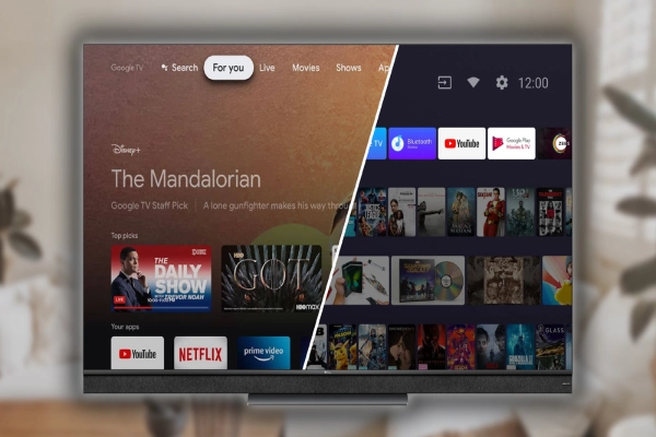 تفاوت‌های گوگل تی‌وی و اندروید تی‌وی